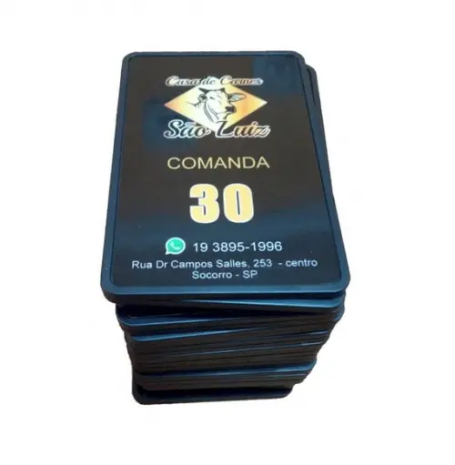 30 Comandas 10x15 Personalizadas