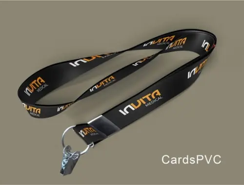 50 Cordões com Trava de Segurança Personalizados