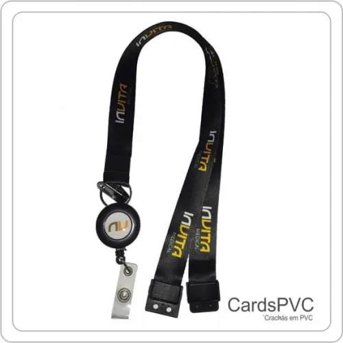 600 cordões personal c trava de seg + 200 Roller Clips