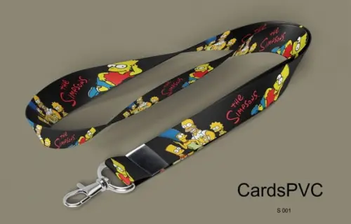 Cordão Personalizado Os Simpsons 20MM ARGOLA E MOSQUETE