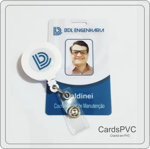 Crachá + Cordão Personalizado 20mm + ROLLER