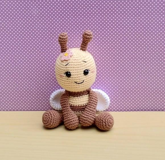 Abelha Berê Amigurumi