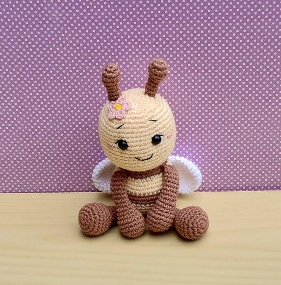 Abelha Berê Amigurumi