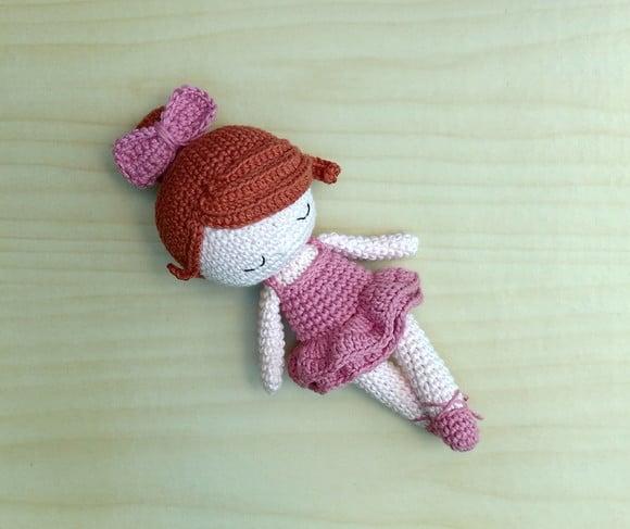 Boneca Bailarina Margarida Amigurumi