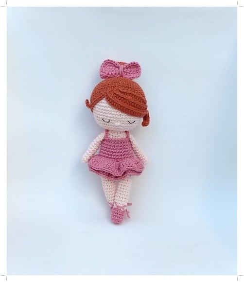 Boneca Bailarina Margarida Amigurumi