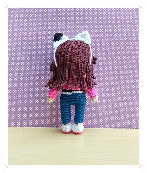 Boneca Gabby 33cm Amigurumi