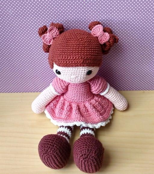 Boneca Mari Amigurumi