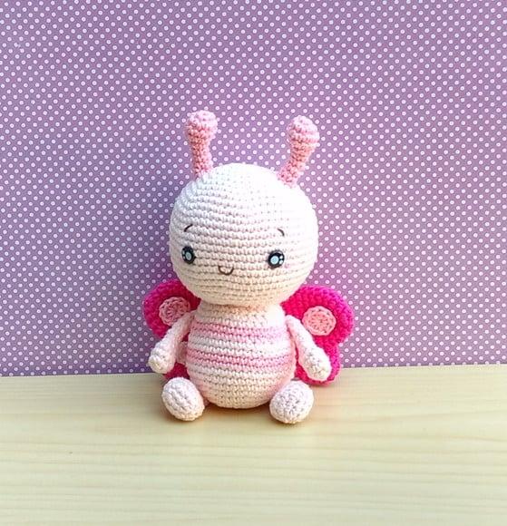 Borboleta Bia Amigurumi