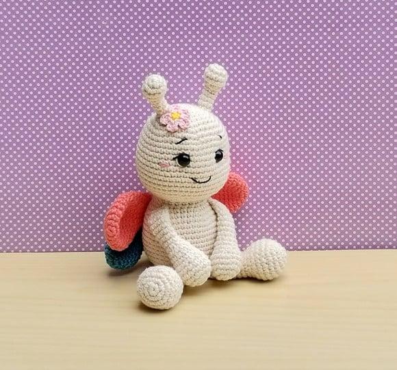 Borboleta Lelê Amigurumi