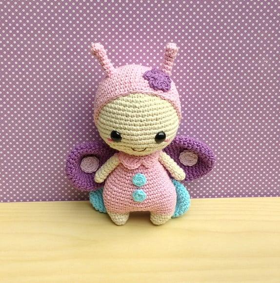 Borboleta Tina Amigurumi