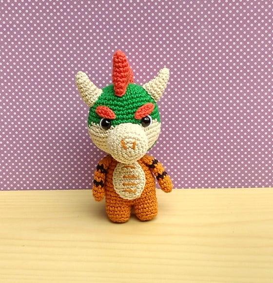 Bowser Chibi - Super Mario Amigurumi * Pronta Entrega