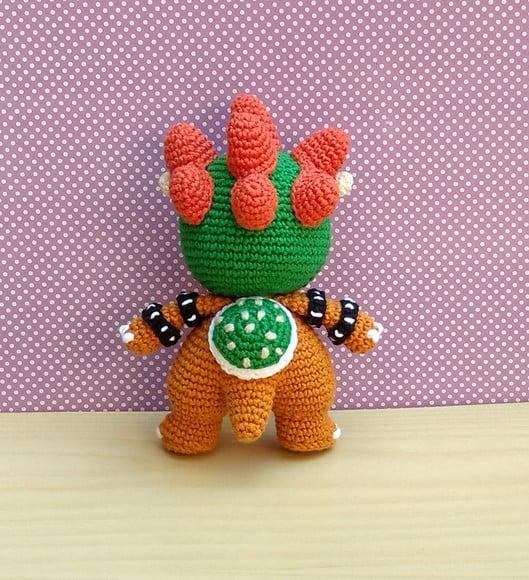 Bowser Coleção 2 ( Mario Bros - Game) Amigurumi