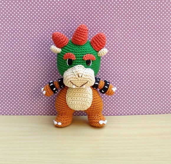 Bowser Coleção 2 ( Mario Bros - Game) Amigurumi
