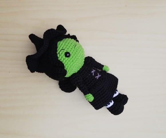 Bruxa Má do Oeste (o Mágico de Oz) Amigurumi