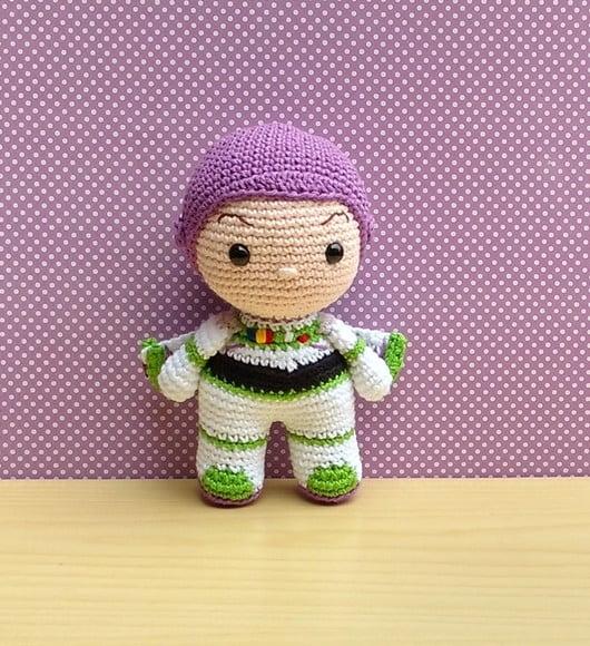 Buzz Lightyear (versão2) - Toy Story Amigurumi