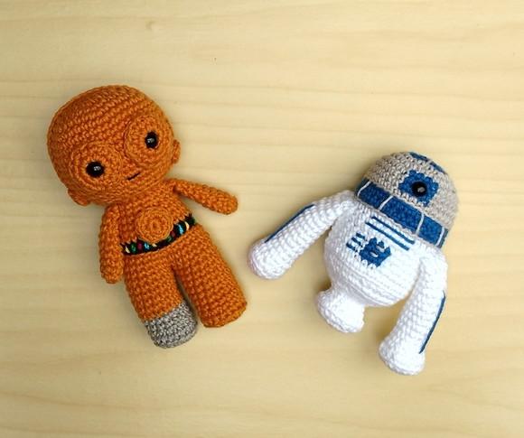 C-3po e R2d2 - Star Wars Amigurumi
