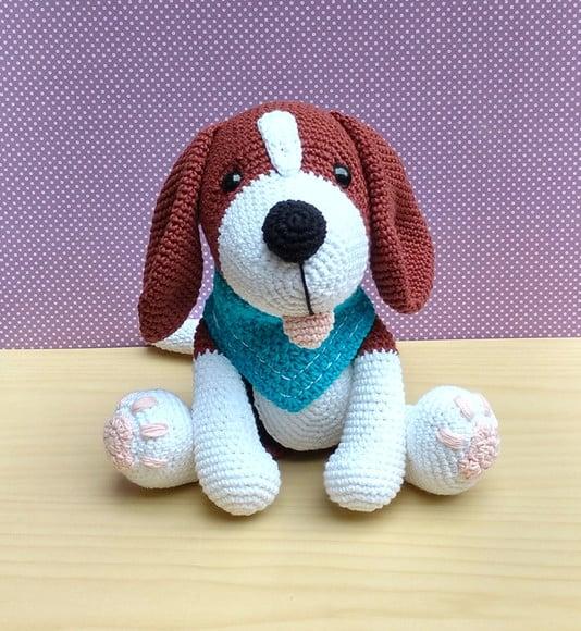 Cachorro Beagle Noah Amigurumi