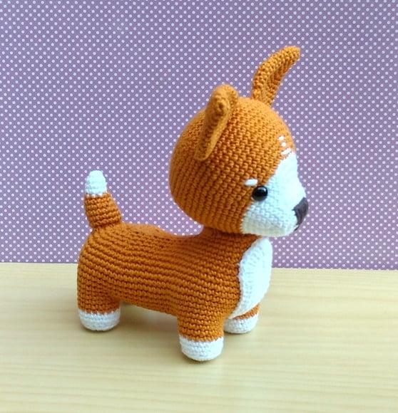 Cachorro Corgi Lucky Amigurumi