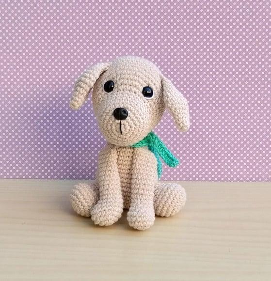 Cachorro Labrador Scott Amigurumi