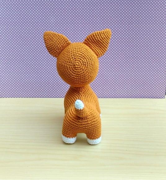 Cachorro Corgi Lucky Amigurumi