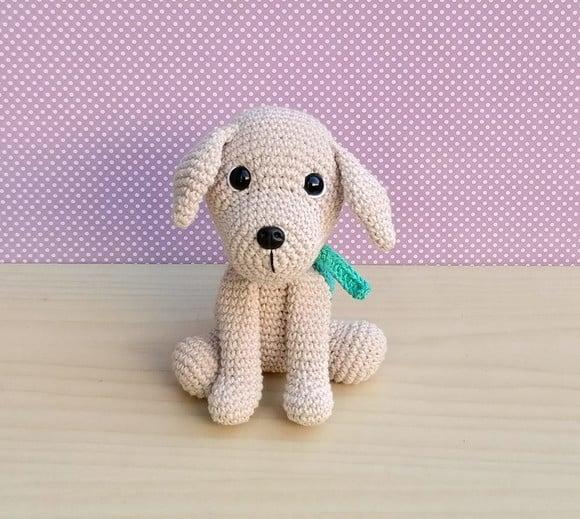 Cachorro Labrador Scott Amigurumi