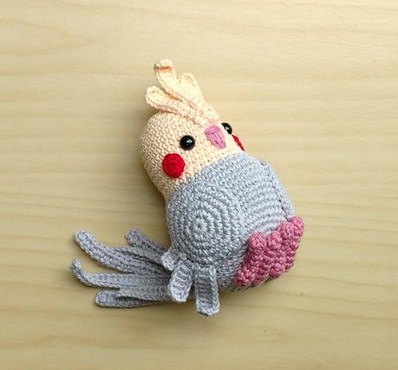 Calopsita Amigurumi