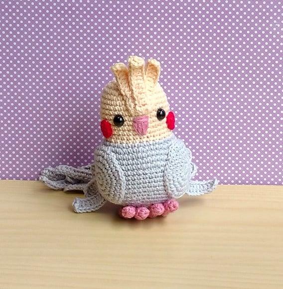 Calopsita Amigurumi