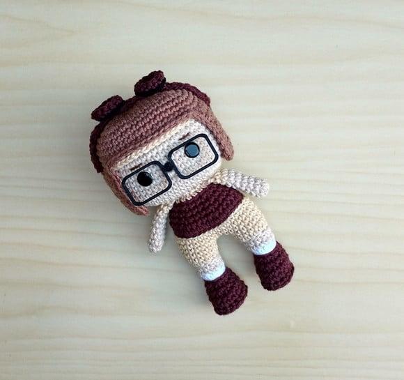 Carl Criança ( Up! Altas Aventuras ) Amigurumi