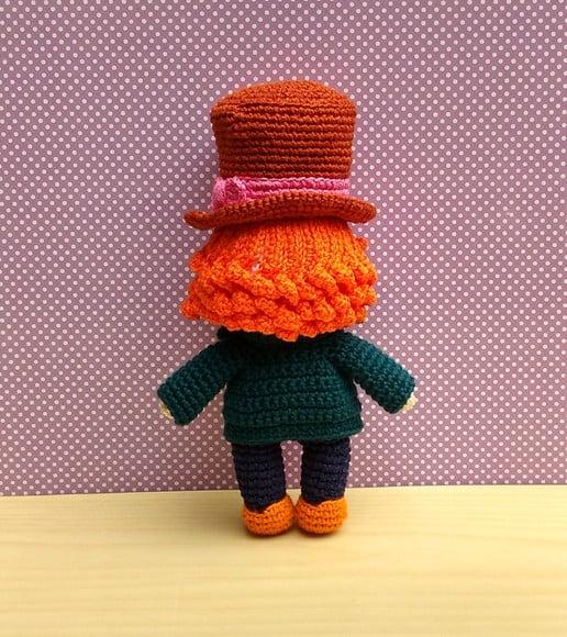 Chapeleiro Maluco Amigurumi