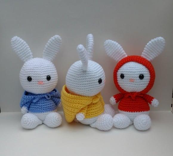 Coelho com Capuz Lulu Amigurumi