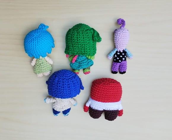 Coleção Divertidamente 1 Amigurumi
