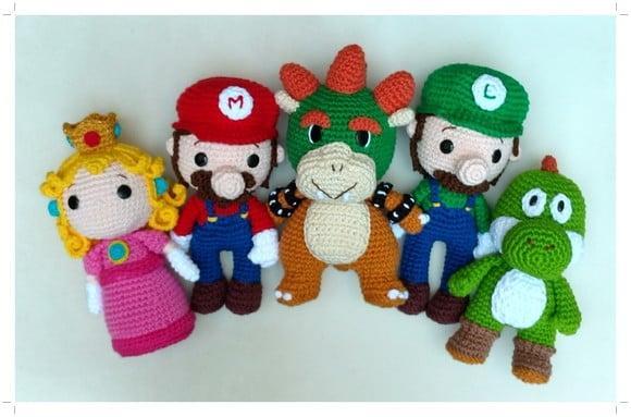 Coleção Super Mario World Amigurumi