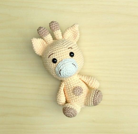 Combo Safári - Elefante-girafa-macaco-leão Amigurumi