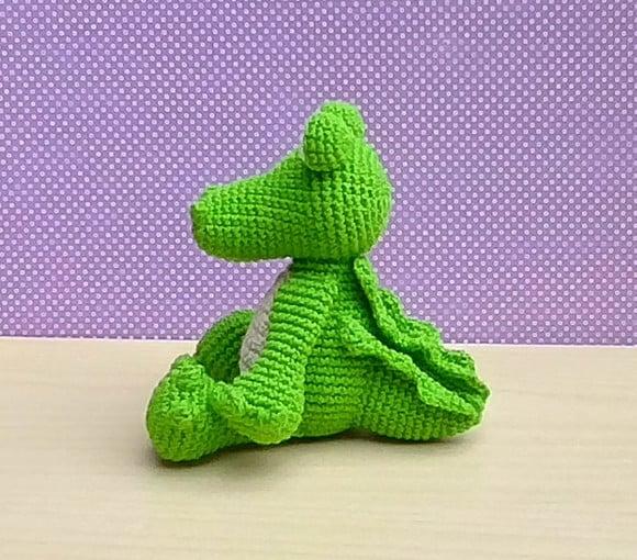 Crocodilo Dante Amigurumi