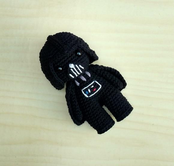 Darth Vader - Star Wars Amigurumi ** Pronta Entrega