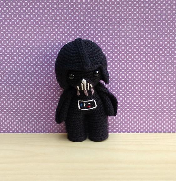 Darth Vader - Star Wars Amigurumi ** Pronta Entrega