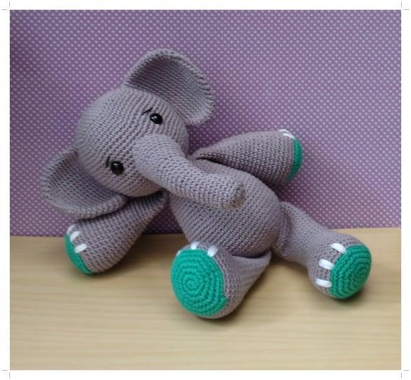 Elefante Nuno Amigurumi