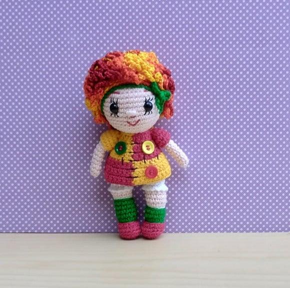 Emília - Sítio do Pica Pau Amarelo Amigurumi *pronta Entrega
