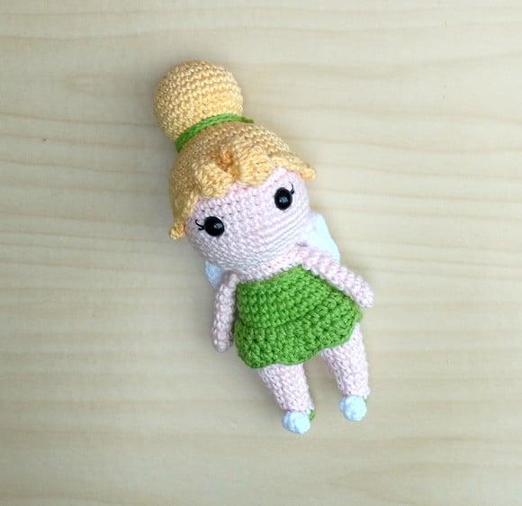 Fada Tinkerbell (sininho) Amigurumi