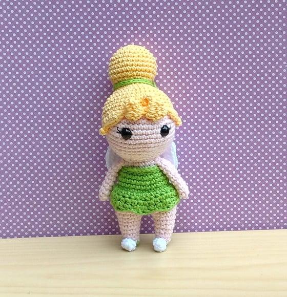 Fada Tinkerbell (sininho) Amigurumi