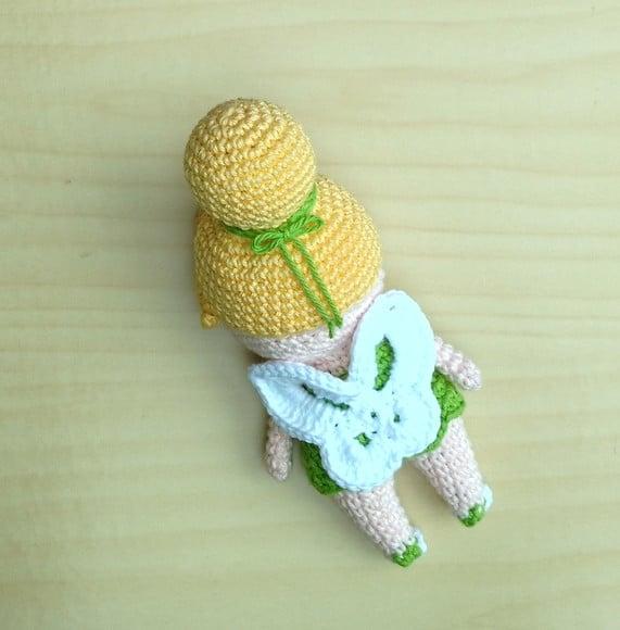 Fada Tinkerbell (sininho) Amigurumi