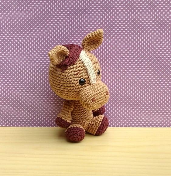 Fazendinha Baby - Cavalo Amigurumi