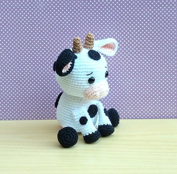 Fazendinha Vaca Betina Amigurumi