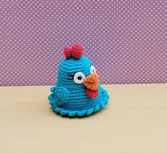 Galinha Pintadinha 12cm Amigurumi