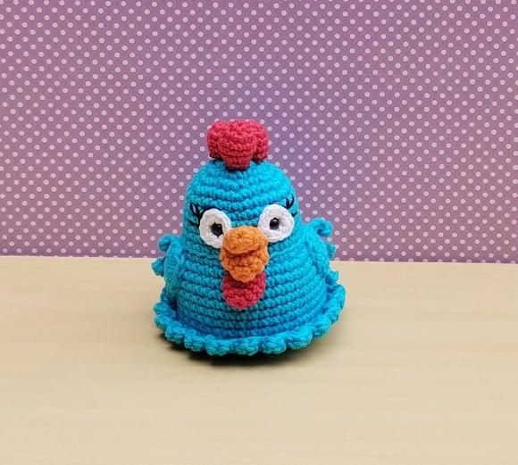 Galinha Pintadinha 12cm Amigurumi