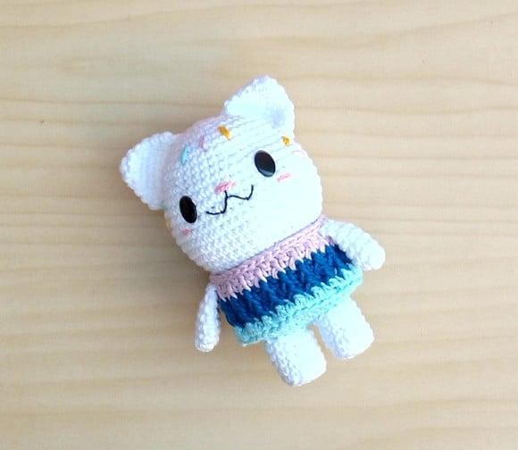 Gato Cake 21cm Amigurumi