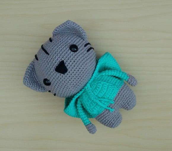 Gato Hipster Milo Amigurumi