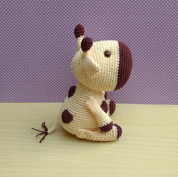 Girafa Kirin Amigurumi