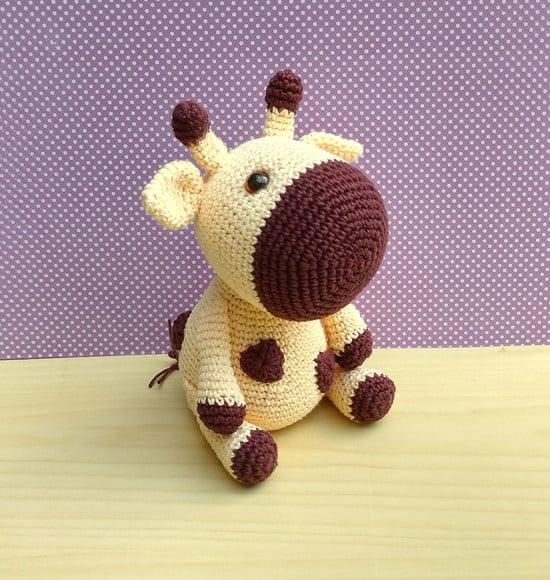 Girafa Kirin Amigurumi