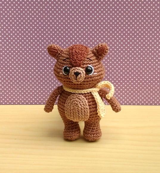Guaxinim Raposa Castor Esquilo Amigurumi